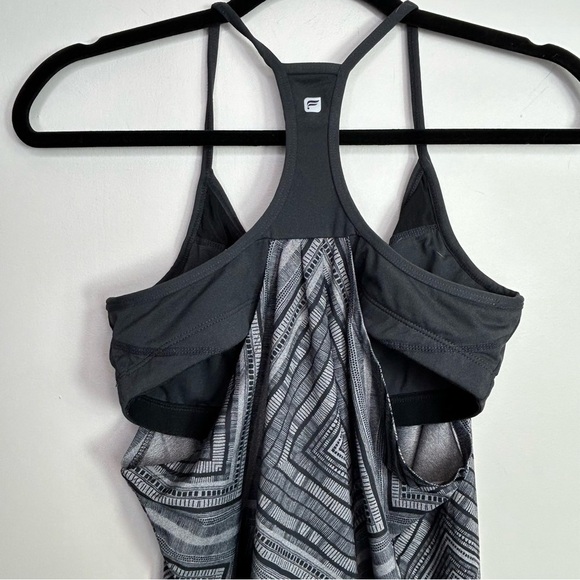 Fabletics printed norwalk built in bra work out tank‎ - Picture 7 of 9